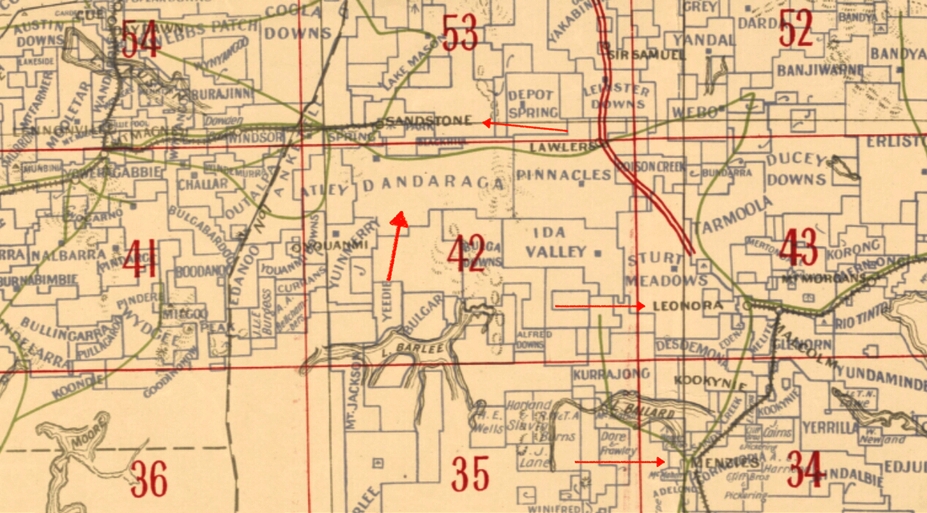 Dandaraga Station Map